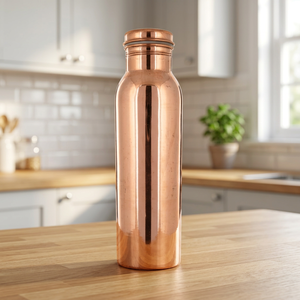 Botella de agua de cobre elegante y de alta calidad, ideal para la oficina y el gimnasio, disponible al por mayor para exportación. - Product Image 6