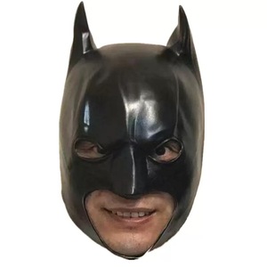 Maschera da Pipistrello in Lattice Nero, Casco Integrale per Cosplay da Supereroe, Maschera per Costume di Halloween - Product Image 4