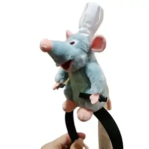 Stehende 15 cm magnetische Ratatouille-Plüsch-Actionfigur Magnet Chefkoch Ratte Ratatouille König Puppe Spielzeug