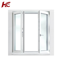 Diseño de alta calidad Interior Oficina Pequeño Sótano Pvc Perfil Ventana Upvc Ventanas abatibles
