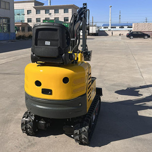Mini-excavatrice chenillée jaune de Chine, 0,8 tonne, équipement de construction à moteur sur chenilles - Product Image 5