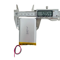 Batterie Li-Polymère Semi-Solide Rechargeable Haute Capacité 3.7V 4000mAh 4200mAh avec Connecteur JST, 500 Cycles pour Appareils IoT