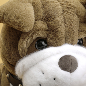 Juguete de Peluche de Perro Realista y Adorable, Suave y Esponjoso, Muñeco de Peluche de <span class=keywords><strong>Shar</strong></span> <span class=keywords><strong>Pei</strong></span> Sentado, Decoración para Habitación, Regalos de Cumpleaños, Venta al por Mayor y al Detal - Product Image 6