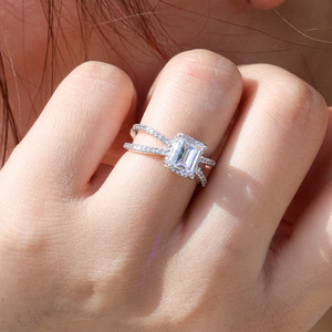 Anello a X per Donna, Gioiello da Dito Trendy per Uso Quotidiano - Product Image 2