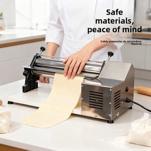 Laminoir à pâte électrique commercial au <span class=keywords><strong>meilleur</strong></span> <span class=keywords><strong>prix</strong></span>, 520 mm, sur table, en acier inoxydable, réversible, pour pâtisserie, pizza, croissants, boulangerie - Product Image 5