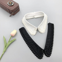 Col Amovible Brodé Large avec Perles pour Homme et Femme – Style Décontracté et Tendance pour l'Été