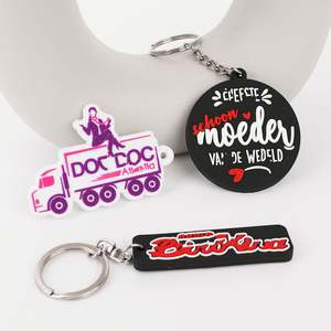 Porte-clés en PVC souple avec logo d'entreprise personnalisé Porte-clés en PVC souple avec logo 3D Porte-clés en PVC souple personnalisé - Product Image 3