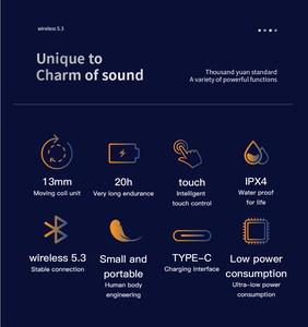 2026Hot Selling Air7 Earphone TWS Headphones Gaming Headset BT 5.1 <strong>Eardud</strong> Touch-controlled Earphone Y60 Y80 Pro6 - Product Image 3