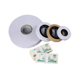 Professional Manufacturer note binding tape Money Band Paper for banknote bundle binding machine And Note binding Machine