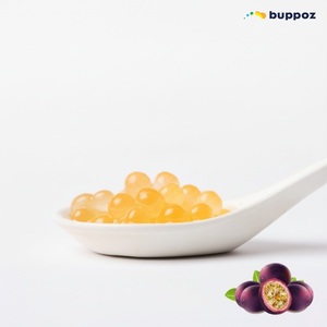 ไข่มุกเสาวรสแบบแตกในปาก ขนาด 3.2 กก. บรรจุในกระปุก ฮาลาล HACCP สำหรับร้านชานมไข่มุก จำหน่ายแบบขายส่ง - Product Image 2