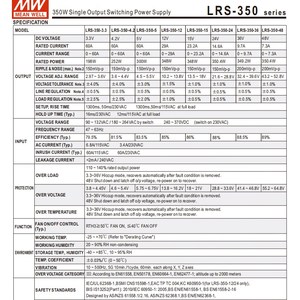 Unibridge Cung cấp MEANWELL 350W 450W 600W chuyển đổi nguồn cung cấp điện lrs35024 lrs35048 lrs45024 lrs60024 đầu ra 12V 24V 36V 48V - Product Image 6