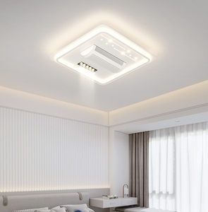 <span class=keywords><strong>Luminaire</strong></span> principal de plafond de chambre à coucher de vent super intégré minimaliste moderne grand ventilateur sans pale de salon - Product Image 6