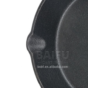 Factory Wholesale Pre-seasoned Cast Iron Skillet Cast Iron Frying <strong>Pan</strong> Risotto <strong>Paella</strong> <strong>Pan</strong> Frying <strong>Pan</strong> Cast Iron Saucepan - Product Image 3