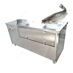 Nuevo removedor de escamas de pescado eléctrico con corte de limpieza de tapas Máquina de eliminación de entrañas de viscera semiautomática para escamas de pescado - Product Image 1