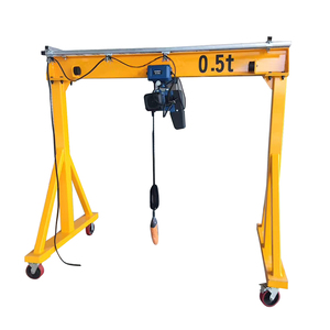 पोर्टेबल गैन्ट्री क्रेन छोटे पहिया प्रकार गैन्ट्री क्रेन ड्राइविंग मोटर के साथ बिक्री के लिए - Product Image 3