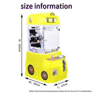 NINIX Mall Machine à grue à monnayeur pour mini-poupées, personnalisable, prise US 110V/220V, pour centres d'amusement, appareil de jeu à prix gagnant - Product Image 5