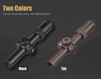 Télescope de chasse infrarouge étanche, vente en gros OEM ODM 1-6x24, vue
