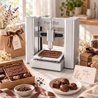 Imprimante 3D Commerciale pour Chocolat, Machine d'Impression 3D Comestible de Qualité Alimentaire pour Pâtisserie, Hôtel, Desserts Personnalisés