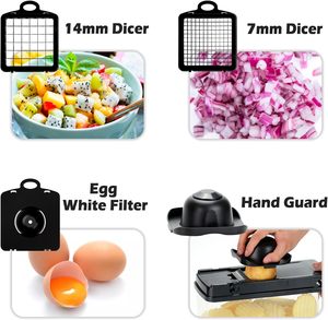 2024 nouveaux produits sont de haute qualité livraison directe 22 en 1 trancheuse à mandoline de légumes coupe-légumes multifonctionnel - Product Image 3