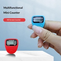 Mini calculatrice électronique intelligente avec écran LED, compteur de doigts pour musulmans, format compact, s'adapte à un anneau, pour la prière