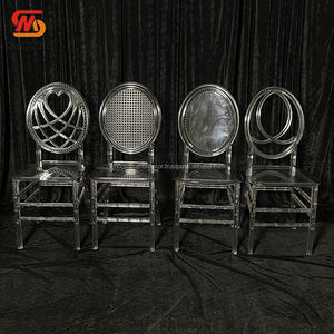 SMOOTH Factory Price Crystal Transparent <b>Clear</b> Acrylic Plastic Resin <b>Chair</b> Detachable <b>Chair</b> For Wedding - Product Image 2