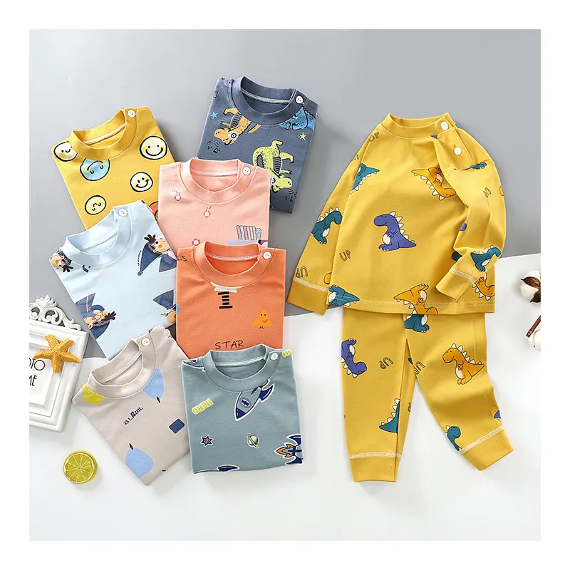 new fashion autumn Toddler Baby Clothing Set Kids Printing Cute Long Sleeve Tops Jeans Girls Clothes
