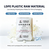 Granulés vierges de LDPE de qualité film pour films en plastique LDPE