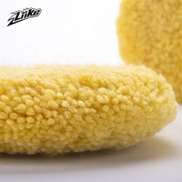 Usine jaune blanc 8 pouces 100% laine tampon tampons de polissage disque voiture Double face laine tampon de polissage