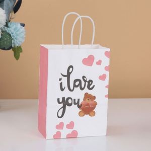 Bolsa de Papel Kraft Blanca de Lujo Personalizada con Asa de Listón para Ropa, Alimentos, Zapatos, Calcetines, Empaquetado Personalizado con su Propio Logotipo - Product Image 3