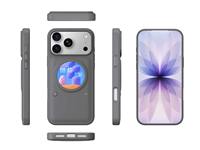 Étui pour smartphone AB-01 pour iPhone 18 Pro Max, écran HD de 1,85 pouces, notifications Bluetooth, charge magnétique, 500 mAh, 128 Mo de RAM