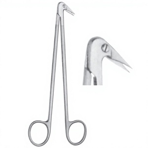 Ciseaux chirurgicaux à coupe inversée Cooley pour la chirurgie générale, certifiés CE, instrument manuel de classe I - Product Image 3
