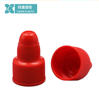 Bec de bouteille de meilleure qualité avec bouchon à vis LW094 Bec et bouchon en plastique de 4.8mm/7.6mm pour sauce Stand up Pouch Spout Cap pour sauce