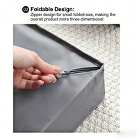 Boîte de rangement pliable en tissu Oxford épais pour gagner de la place |   Organisateur de vêtements multi-compartiments pour soutiens-gorge et chaussettes |   pour le tiroir du placard à domicile