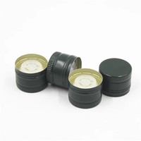 Stocké En Gros 31.5x24mm 31.5*24mm couvercle en aluminium en plastique verseur d'huile d'olive de noix de coco verre bouteille casquettes