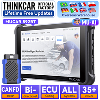 MUCAR 892BT Herramienta de Diagnóstico Bluetooth con Codificación de ECU Asistida por IA, Sistema Completo para Talleres de Reparación de Automóviles, Actualizaciones Gratuitas de por Vida, Escáner OBD2