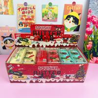 Jouet anti-stress souple en forme de barre de beurre de Noël, avec simulation de son croquant, en TPR souple, cadeau et souvenir de fête