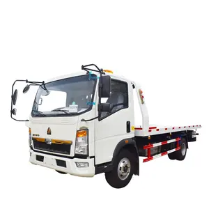 नई Howo प्रकाश ड्यूटी सड़क बचाव ट्रक Wrecker टो ट्रक Flatbed टो ट्रक 4X2