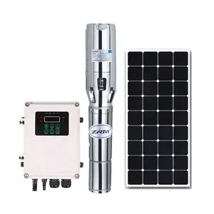 6DSS35/18-D110/1500 6Inch 1.5HP 110V 1.5Kw Stainless Steel DC Solar Submersible Water Pump Price For Agricultural Irrigation