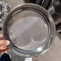 Tamis de laboratoire standard BOCHANG en acier inoxydable 304 de 300 mm pour l'analyse des échantillons de céréales, produits agricoles et sols