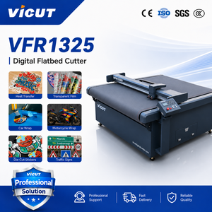 Máquina de corte de película DTF Digital automático, señalización de seguridad, cortador plano de señales de tráfico - Product Image 1