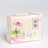 Emballage en papier rectangulaire personnalisé avec logo, laminage mat, gaufrage, revêtement UV, savon cosmétique, matériaux recyclés, cadeau personnalisé