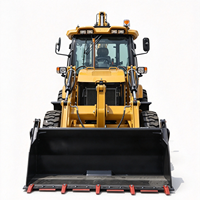 Backhoe Loader FC-388Y 4x4 Roda Tidak Sama, Mesin Diesel, Tugas Berat, Berat Operasi 8320kg, Beban Terukur 2500kg