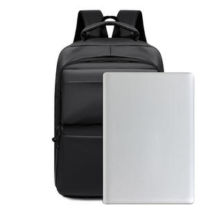 Mens <b>Black</b> Business Laptop Bag, Urban Casual <b>Backpack</b> for College Students, Hiking Notebook - Product Image 2