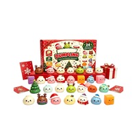 Calendrier de l'Avent transfrontalier de Noël : Boîte cadeau de jouets anti-stress créatifs en plastique pour les 14 ans et plus
