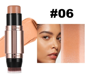 Stick de contour crémeux pour peaux foncées, contrôle du sébum, bronzer sculptant le visage, maquillage, stick de contour avec logo personnalisé - Product Image 3