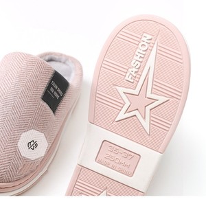 Baumwolle Hausschuhe weibliches Winter haus dicken Boden Wintermonate Innen haus Paar Sommer Frau Hausschuhe Baumwolle - Product Image 4