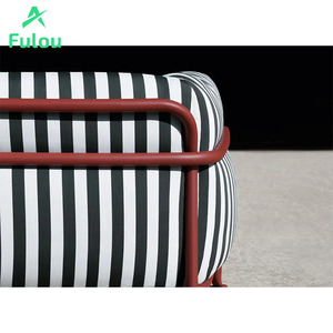 Sofá de <span class=keywords><strong>Exterior</strong></span> Moderno y Duradero de Aluminio, Resistente al Agua, con Cojín Cómodo, Sillón de Jardín <span class=keywords><strong>para</strong></span> Patio, Villa, Hotel - Product Image 5