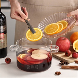 Nồi Thủy Tinh Nấu Ăn Stovetop Nồi Thủy Tinh Bếp Cảm Ứng Nồi Nấu Bằng Thủy Tinh Borosilicate Có Sẵn Bán Buôn - Product Image 3