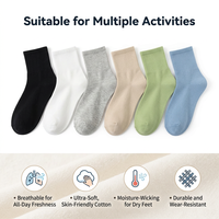 Chaussettes de sport jacquard en coton peigné OEM de haute qualité, respirantes et confortables, avec logo personnalisé, pour hommes et femmes, idéales pour la saison printanière