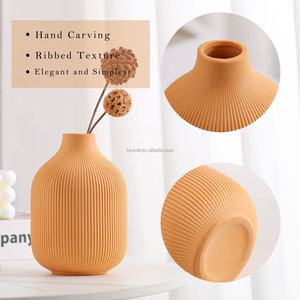 <span class=keywords><strong>Vaso</strong></span> d'arte di lusso moderno e minimalista per la decorazione della casa <span class=keywords><strong>vaso</strong></span> <span class=keywords><strong>in</strong></span> ceramica giallo rosa arancione per la decorazione domestica - Product Image 5